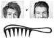 thumbnail image 1 of Peine Desenredante de Cabello Profesional de Dientes Anchos, Peine Aniestésfico Para Desenredar El Cabello, Peine de Estilismo para un Peinado y Sen Enredos, 1 of 7