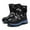 /g1Black26, variant on MEZZALL Child Boys Winter Boots Insulated Warm Thermal Ankle Boots With Sole Outdoor Solid Color Play And Cold Weather Activities Soft Shoes