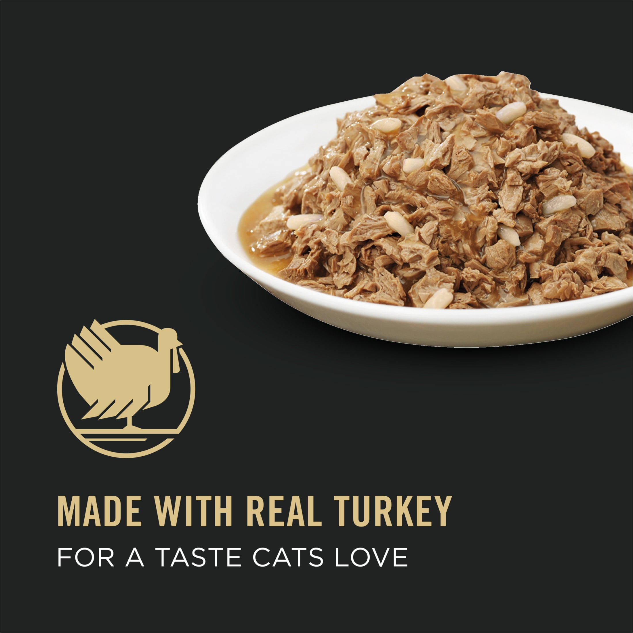 Purina Pro Plan Complete Essentials, Turkey Rice, Wet Cat Food 3 oz Cans, 24 Pack