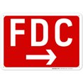 thumbnail image 1 of FDC Right Arrow Sign, Red Background,, 1 of 1