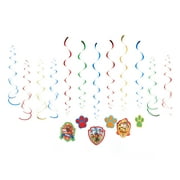 American Greetings Paw Patrol Party Supplies Hanging Swirl Decorations, 12-Count