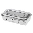 thumbnail image 1 of Eigraketly Steel Instrument Storage Hole Box with   Lid #A Tools Veterinary Boxeo, 1 of 1