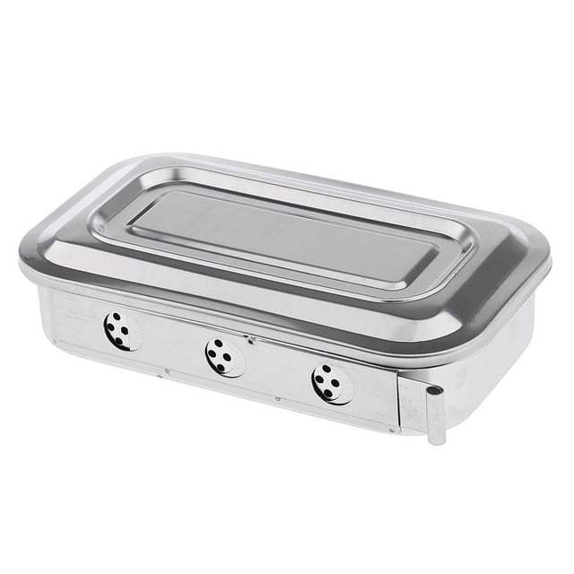 Eigraketly Steel Instrument Storage Hole Box with Lid #A Tools Veterinary Boxeo