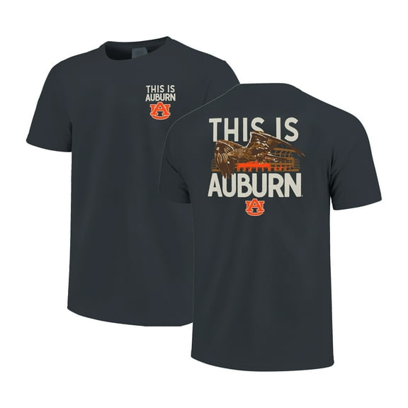 Unisex Image One  Navy Auburn Tigers Hyper Local This Is War Eagle T-Shirt