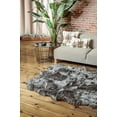 thumbnail image 3 of Natural New Zealand Sheepskin Sexto Rug | Grey | 5.5'x5.5', 3 of 5
