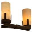 thumbnail image 5 of Meyda 136838 96 in. Cero 12 Light Chandelier, Rustic Iron, 5 of 7