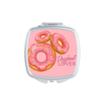 thumbnail image 1 of Dessert Western Sweet Food Square Mirror Portable Compact Pocket Makeup Double Sided Glass, 1 of 3