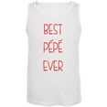 thumbnail image 1 of Father's Day Best Pepe Ever Mens Tank Top White 2XL, 1 of 1
