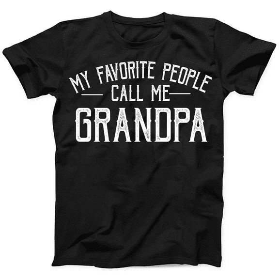 Mens Funny T Shirts My Favorite People Call Me Papa Fathers Day Graphic Tee for Men Vintage Distressed Graphic Tees