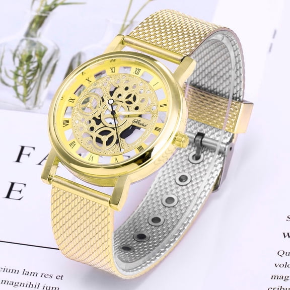 Willtoo Men Luxury Stainless Steel Quartz Military Sport Plastic Band Dial Wrist Watch