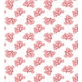 thumbnail image 3 of Coral Duvet Cover Set, Underwater Theme Seaweeds and Dots Algae Tropical Ocean Life Aquatic Art, Decorative 3 Piece Bedding Set with 2 Pillow Shams, Queen Size, Coral Red White, by Ambesonne, 3 of 3