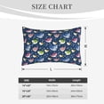 thumbnail image 3 of Fotbe Colorful Cartoon Shark Pillow Cases - Envelope Closure - Luxury, Extra Soft, Cooling Pillow Covers - Wrinkle, Fade, Stain Resistant-20"x30", 3 of 8