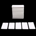 thumbnail image 4 of Paquete de 200 etiquetas colgantes de ropa en blanco, tarjeta de etiqueta, negocios de ropa para tiendas y tiendas, exhibición de precios Soledad Ropa en blanco colgar la etiqueta, 4 of 10