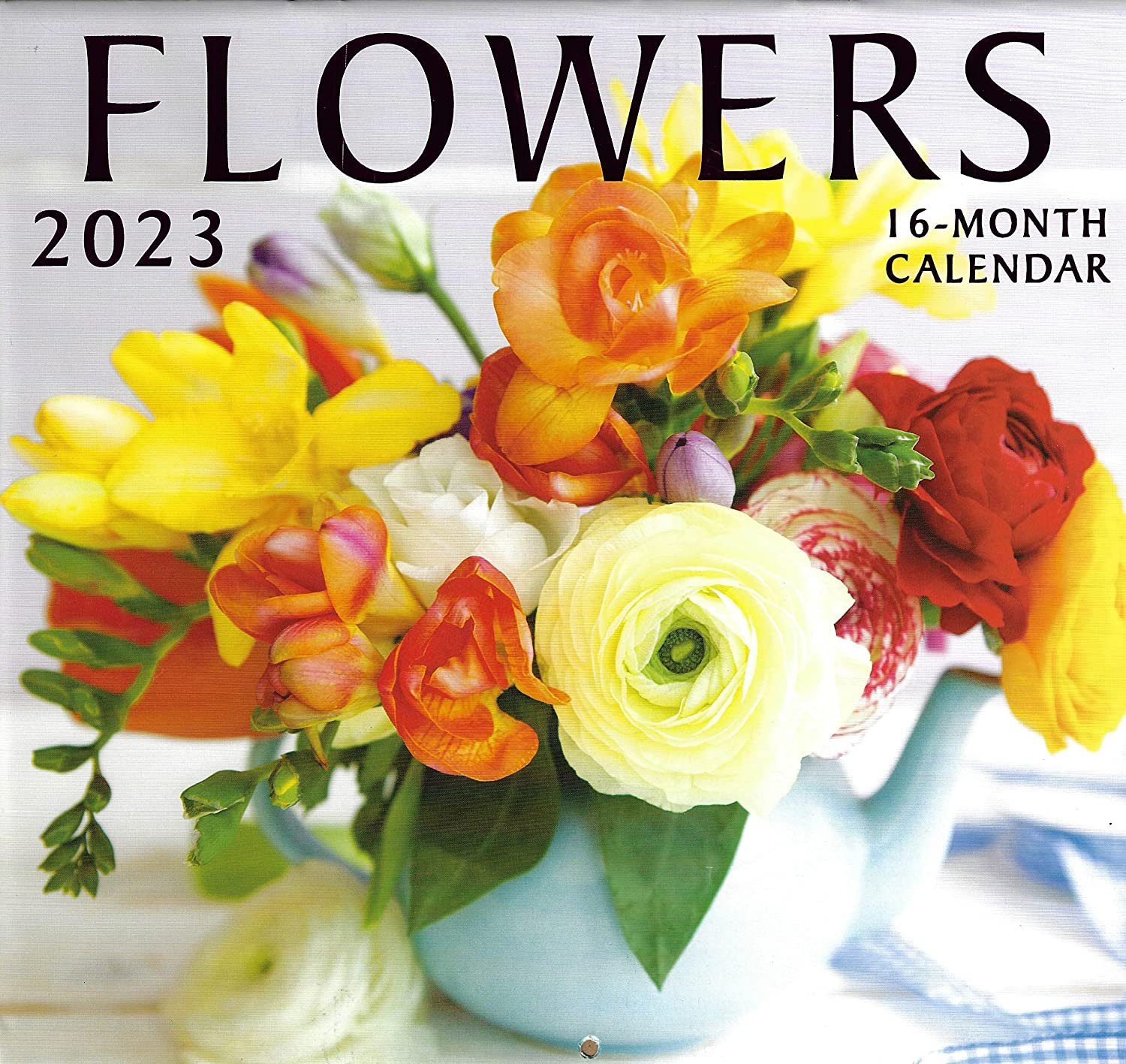 2023 Flowers Full Size Wall Calendar for Planning, Scheduling, and