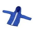 thumbnail image 4 of 1/12 Female Doll Clothes Mini Hoodie, Handmade Outfit, Zipper Hooded Jacket for 6inch Female Action Figures Dolls Dress up Accessory Bule, 4 of 8