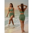 thumbnail image 4 of Womens Swim Skirt  Green XL, 4 of 5