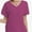 Burgundy, variant on Womens T Shirts Short Sleeve V Neck Casual Summer Tops Tshirts with Pocket