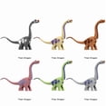 thumbnail image 2 of Jurassic Dinosaur World Titanosaurus Realistic Design Soft Rubber Material Building Bolcks Bricks Dinosauios Park figures Toy, 2 of 9
