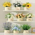 thumbnail image 4 of Matsuzay Simulación de bonsái, macetas artificiales, flores falsas, decoración de seda, alivio de la presión, dulce regalo, decoraciones de Type2 NO2, 4 of 6