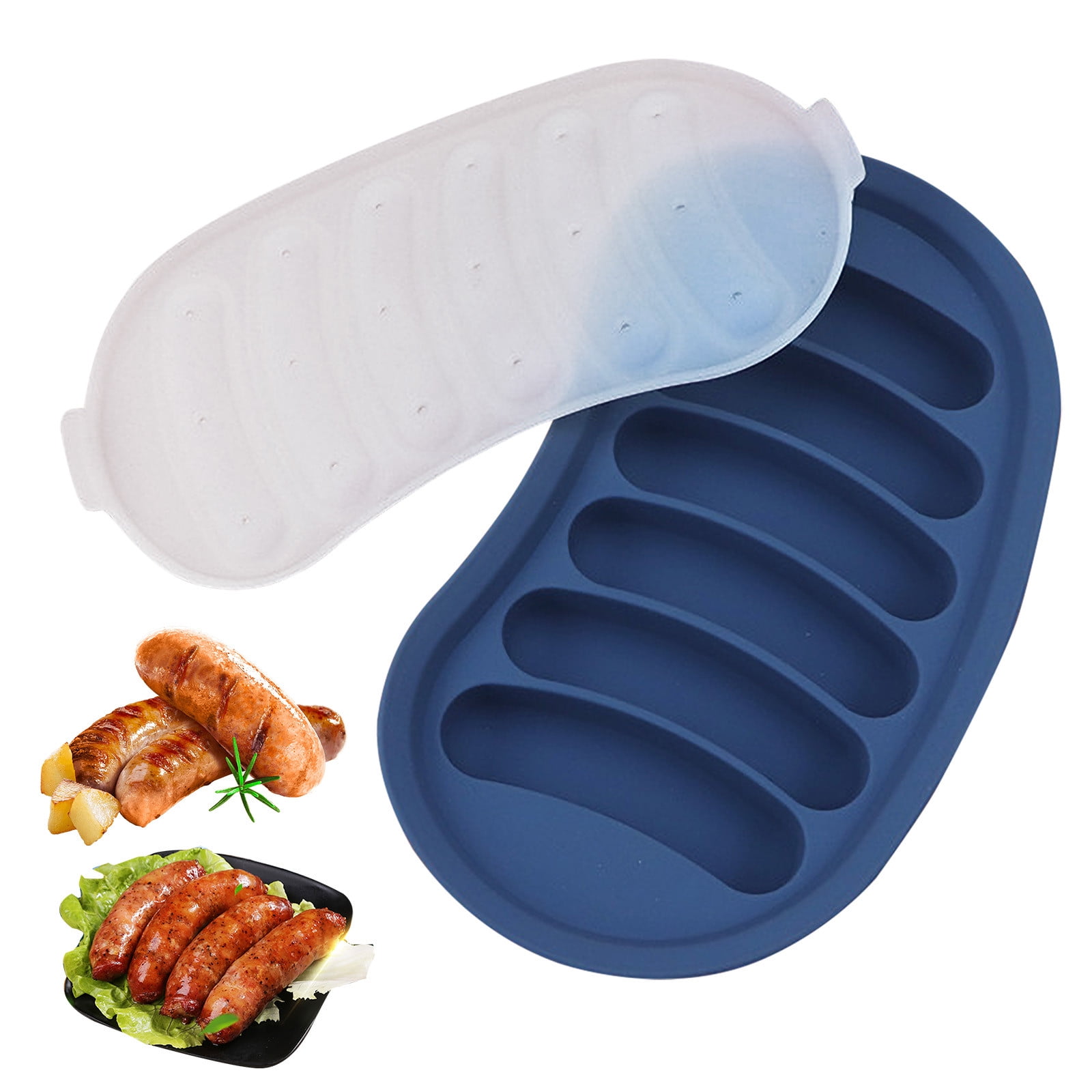 Sausage Maker Silicone Mold DIY Hot Dog Handmade Ham Baking Form Kitchen Making Sausage Maker Silicone Mold DIY Hot Dog Handmade Ham Baking Form Kitchen Making
