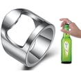 thumbnail image 4 of 7 Anillo con tapa de botella de cerveza abierta, anillo de personalidad, herramienta multifuncional para barra de cerveza, 4 of 5