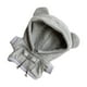 thumbnail image 2 of Ropa para muñecas de peluche, sudaderas para muñecas, disfraces, disfraces para muñecas con capucha. gris, 2 of 9