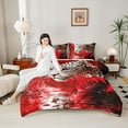 thumbnail image 4 of Castle Fairy Twin 2-Piece Animal Cheetah Floral Rose Comforter Set, 4 of 8