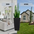thumbnail image 5 of Stephan Roberts Home STRB-TP22B-01 Stephan Roberts Rectangle 22 Inch Tall Planters, Indoor/Outdoor Planting Pots with Drainage Holes,  Set of 2, 5 of 5