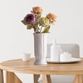 thumbnail image 4 of White Ceramic Vase, Modern Decorative Vase, Home Decor Accents for Living Room Table Centerpiece, Minimalist Ceramic Vase for Flowers and Interior Design, 4 of 6