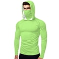 thumbnail image 2 of mfyjkho Tops Para Mujer, Camiseta Unisex De Verano Informal De Color Liso, De Manga Larga, Con Capucha, De Seda Helada, Con Protección Solar Y Mascarilla. Tops Para Mujer L, 2 of 8