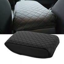 Nilight Center Console Cover Compatible with Toyota 4Runner 2010-2021 2022 2023 2024 PVC Leather Armrest Cover for Car Middle Console Cover Center Console Cushion Pad Car Armrest Box Cover,Black