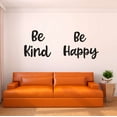 thumbnail image 2 of Family Be kind Be Happy Active Quotes & Sayings Wall Decal Decoration Vinyl Wall Quote for Living Room Wall Decor Lasts Years and Easily Removable - Size: 20 In(W) x 8 In(H), 2 of 5
