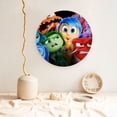 thumbnail image 2 of Lsque inside out 2 Pattern Ceramic Decorative Plate Decorative Plates with Display Stand Personalized Porcelain Plate Ceramic Ornaments for Wall Hanging Decoration-8in, 2 of 6