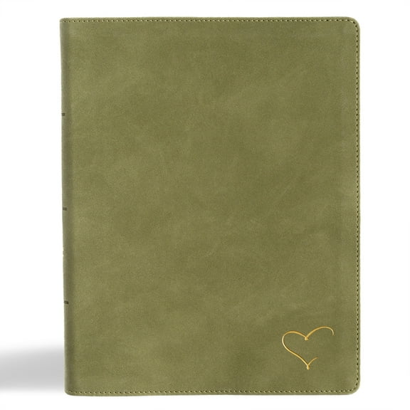 CSB Notetaking Bible, Revive Our Hearts Edition, Sage Suedesoft Leathertouch: With Prayers and Encouragement from Nancy , (Hardcover)