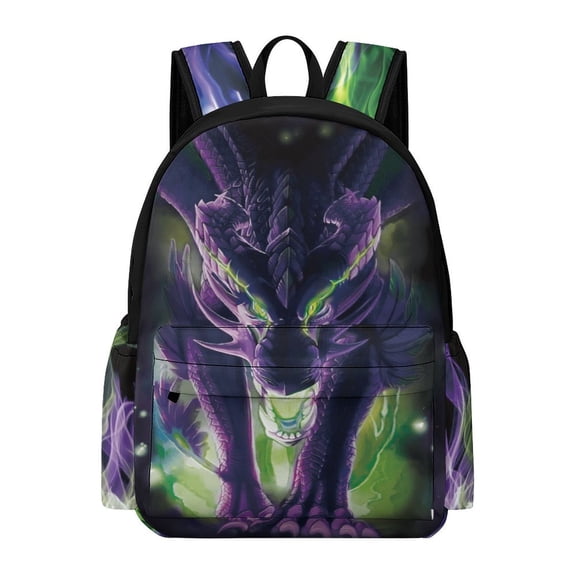 Dragon Backpack 17 Inch Dragon Schoolbag Travel Cartoon Backpacks