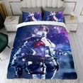 thumbnail image 4 of Apex Legends-themed Bed Sheet Set Three Piece Set Comfortable And Skin Friendly Unique Design Home Decor Gifts For Family Friends fans36x75Inches（90cm*190cm）, 4 of 6