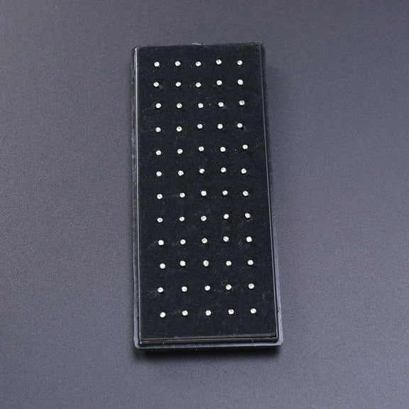 HEALEEP 60pcs Rhinestone Nose Rings Piercing Jewelry Mixed Colors Bar For Comfortable Wear At Parties And Banquets