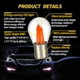 thumbnail image 4 of Ruiandsion 1156 LED Bulbs 48V AC/DC Red ,Used for Car Side Light, Tail Light,2pcs, 4 of 10
