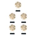 thumbnail image 2 of Wweixi Creative Nordic Home Decoration Accessories Iron Home Office Decor Desktop Gold M 5Set, 2 of 6