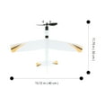 thumbnail image 4 of 1 Set Rubber Band Powered Aircraft Airplane Model DIY Assembly Airplane Toy Kids Outdoor Toy, 4 of 8