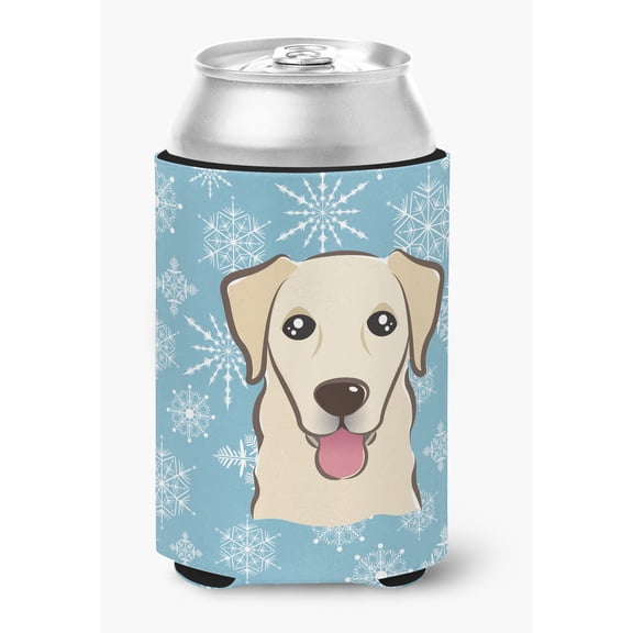Snowflake Golden Retriever Can or Bottle Hugger