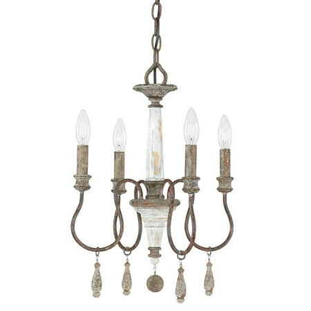 Allen Antique Lighting - Austin Allen & Company Zoe Collection 4-light French Antique Mini Chandelier
