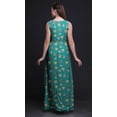 thumbnail image 3 of Bimba Robe Longue Débardeur Maxi pour Femmes à Col Rond Imprimée, Robe de Soirée - Très Petit, 3 of 6