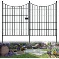 thumbnail image 1 of Panels Garden Fence Dog Fence Outdoor For Yard in H x .ft L Rustproof Metal Fencing with Ground Stakes | No Dig Animal Proof Containment for Pets/Rabbits | Durable Patio Security, 1 of 9