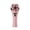 Pink, variant on USB Rechargeable Mini Handheld Fan Portable Personal Fan with Digital Display Soccer Ball Shape 3 Speed Settings for Travel Office