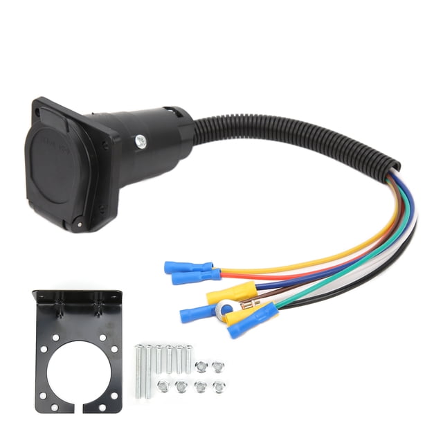 Adaptateur de Câblage de Remorque, Connecteur de Remorque d'Installation Simple Durable avec Support pour Voiture de Remorque