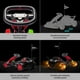 thumbnail image 4 of Yeshouse go-kart eléctrico para niños, 24V, 2 motores de 200W, 12km/h, altura ajustable, ideal para derrapes y carreras al aire libre, para mayores de 6 años, 4 of 7