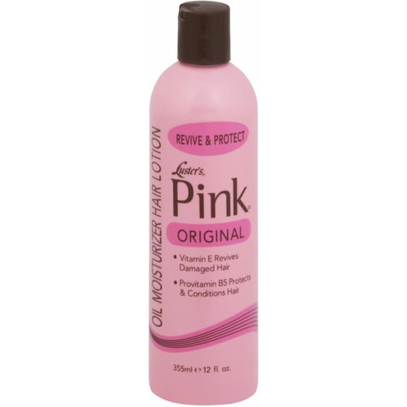 Luster's Pink Original Oil Moisturizer Hair Lotion 12 oz (Pack of 6)