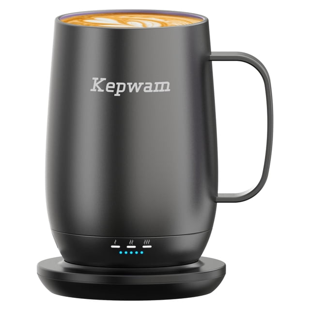 Taza térmica para café Kepwam T2-Plus 590 ml, batería de 8 h