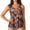 C-Coffee313, variant on DHFJKG Women's Tankini Top Loose Fit Flowy Swimwear Tops Floral Print Swimsuit Scoop Neck Tank Top Holiday Beachwear
